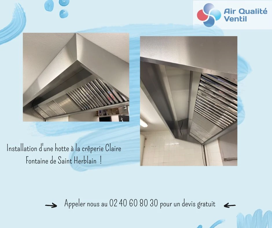 INSTALLATION D'UNE HOTTE