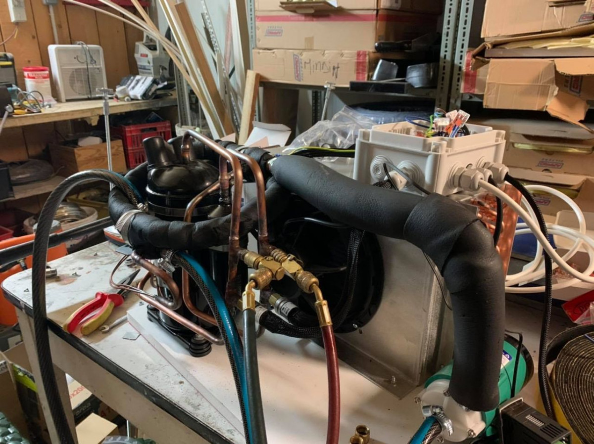 Fabrication de groupe froid spécifique pour de la Cryothérapie